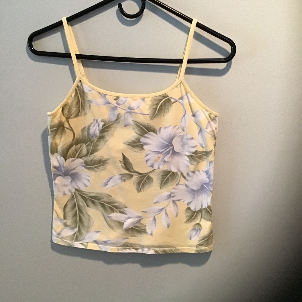 La Cabana Floral Print Tank Top Small